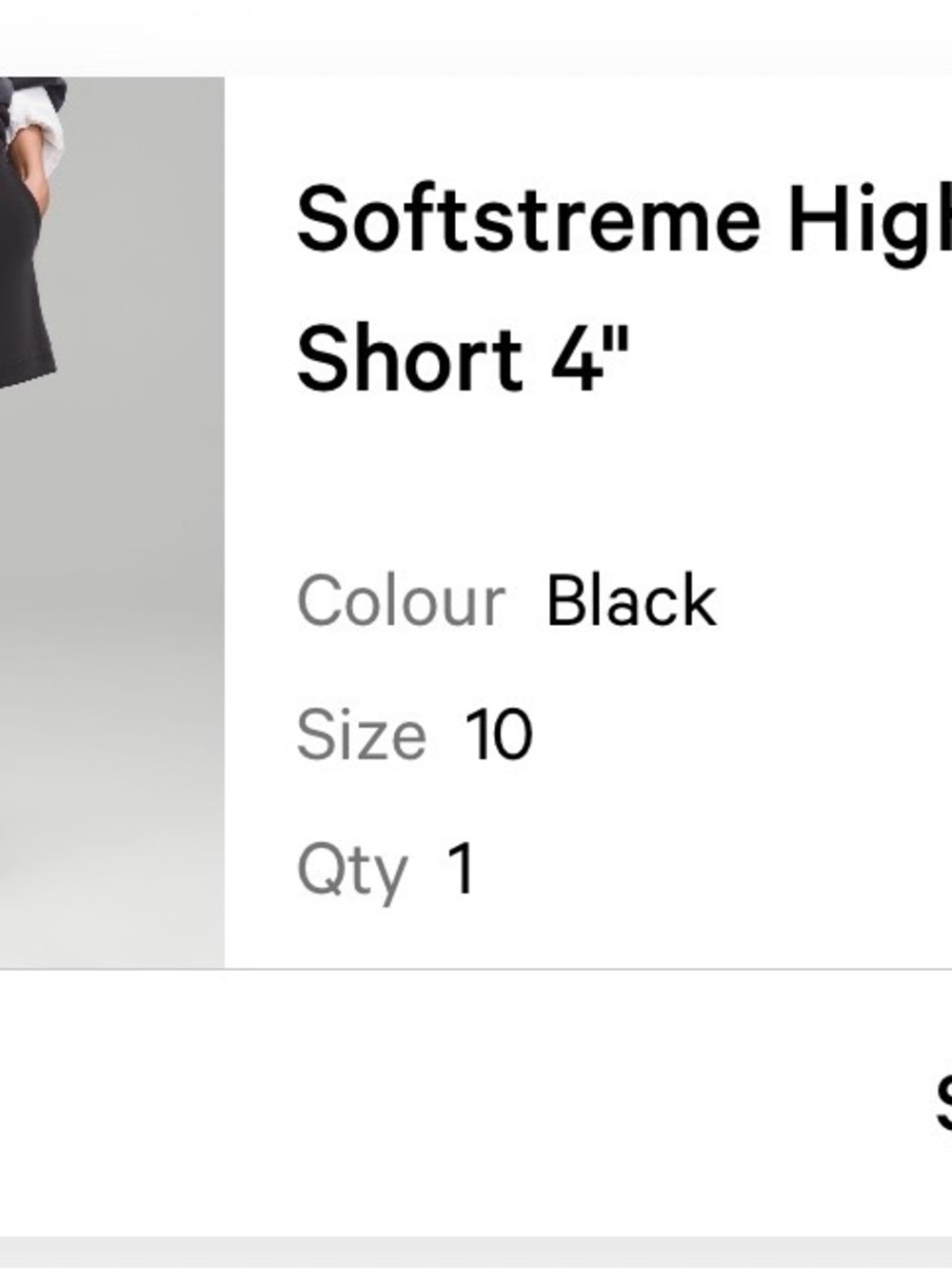 Lululemon Softstreme High-Rise Shorts 4” – Black – Size 10 - Picture 7 of 14